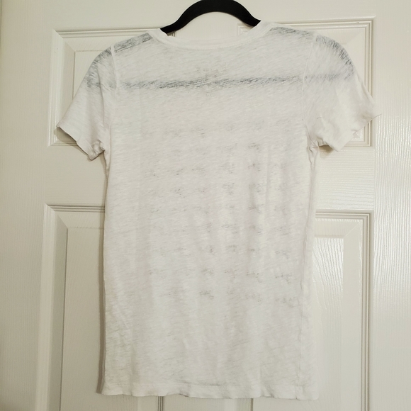 J. CREW•'yes yes no maybe' tee• s/s white•xxs - Picture 5 of 12